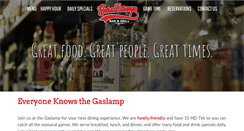 Desktop Screenshot of gaslampbarandgrill.com
